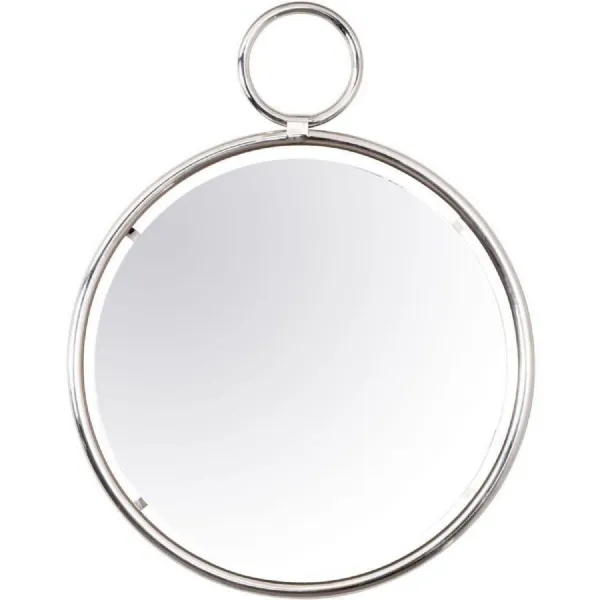 The Mirror Collection Round Mirror Silver