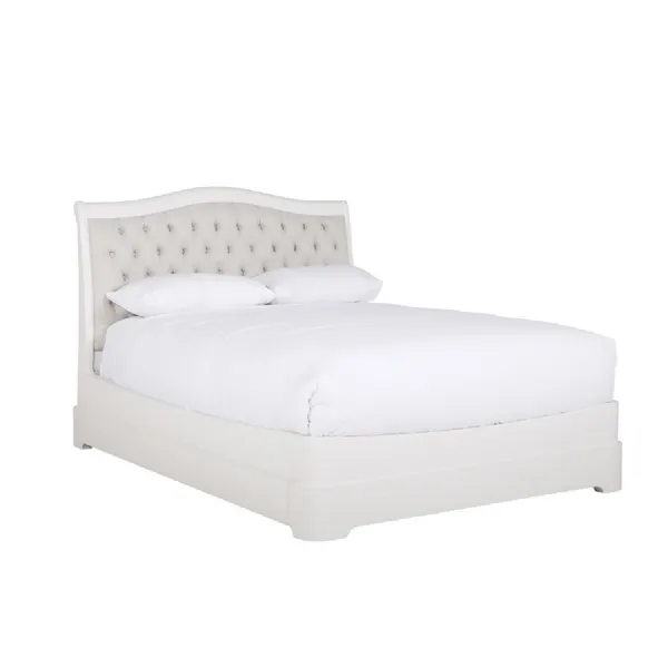 White Wooden 6ft Super King Size 180cm Bed