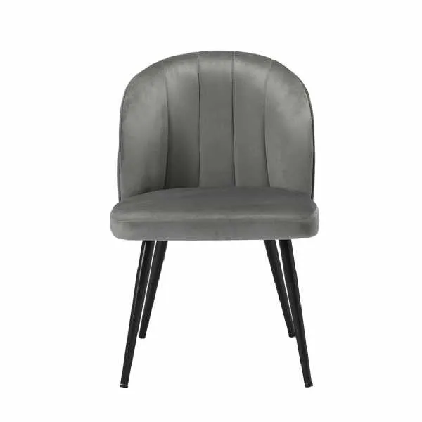 Orla Dining Chair Grey (pack Of 2)
