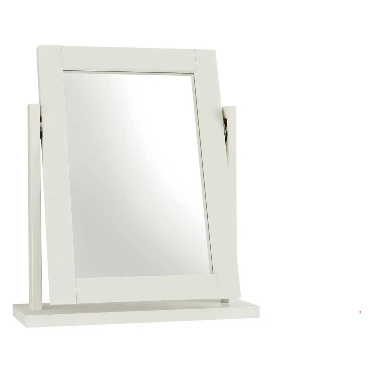 White Painted Swivel Dressing Table Mirror