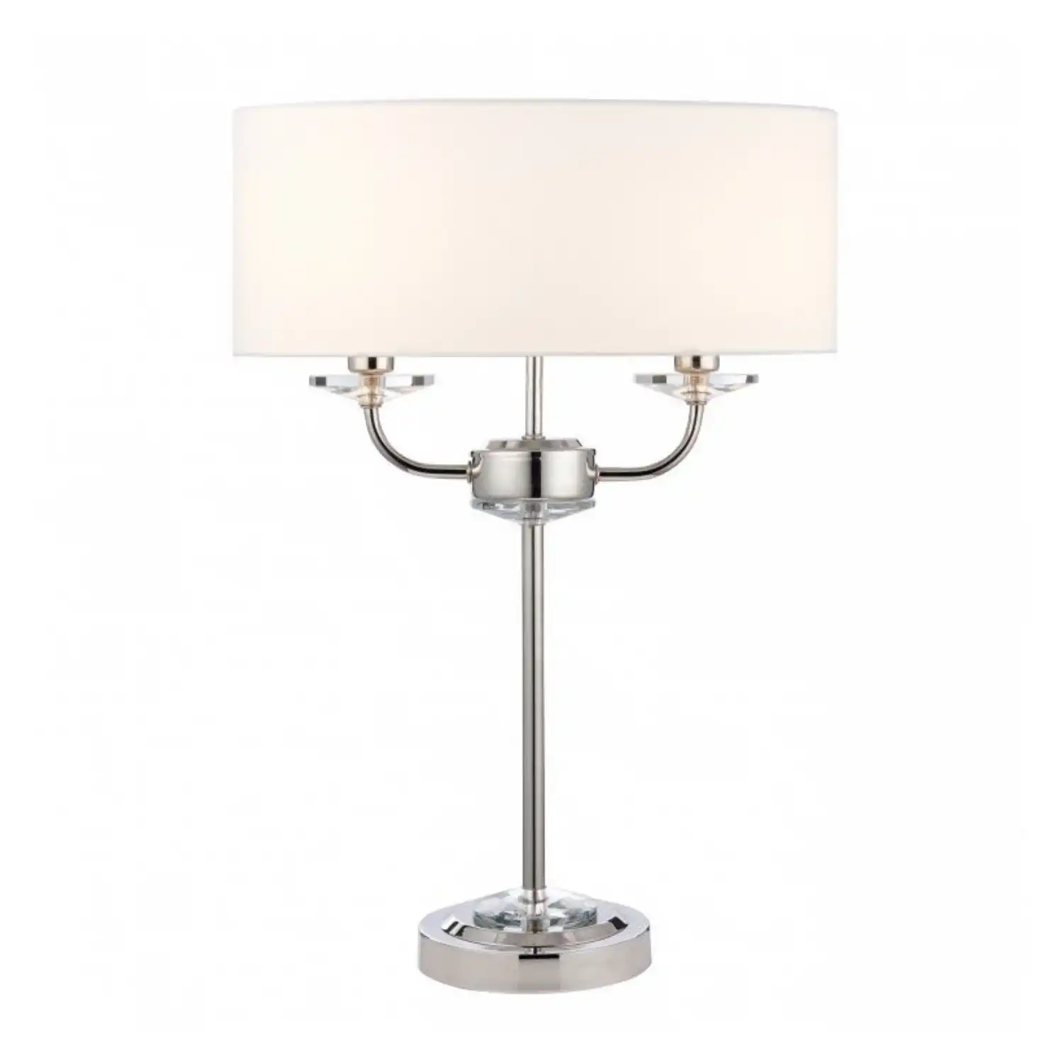 Table Lamp Bright Nickel