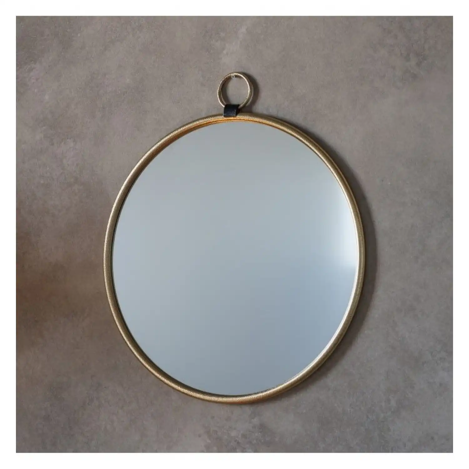 Bayswater Gold Round Wall Mirror 60cm Diameter
