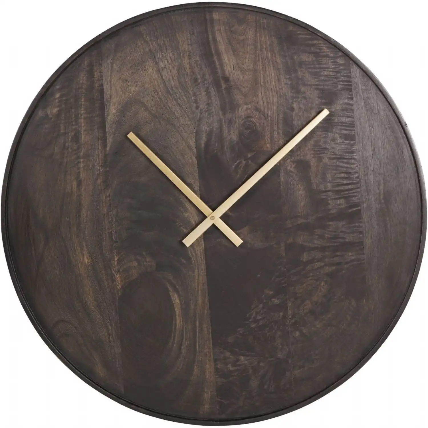 Mango Wood Bowl Wall Clock 41cm Dia S