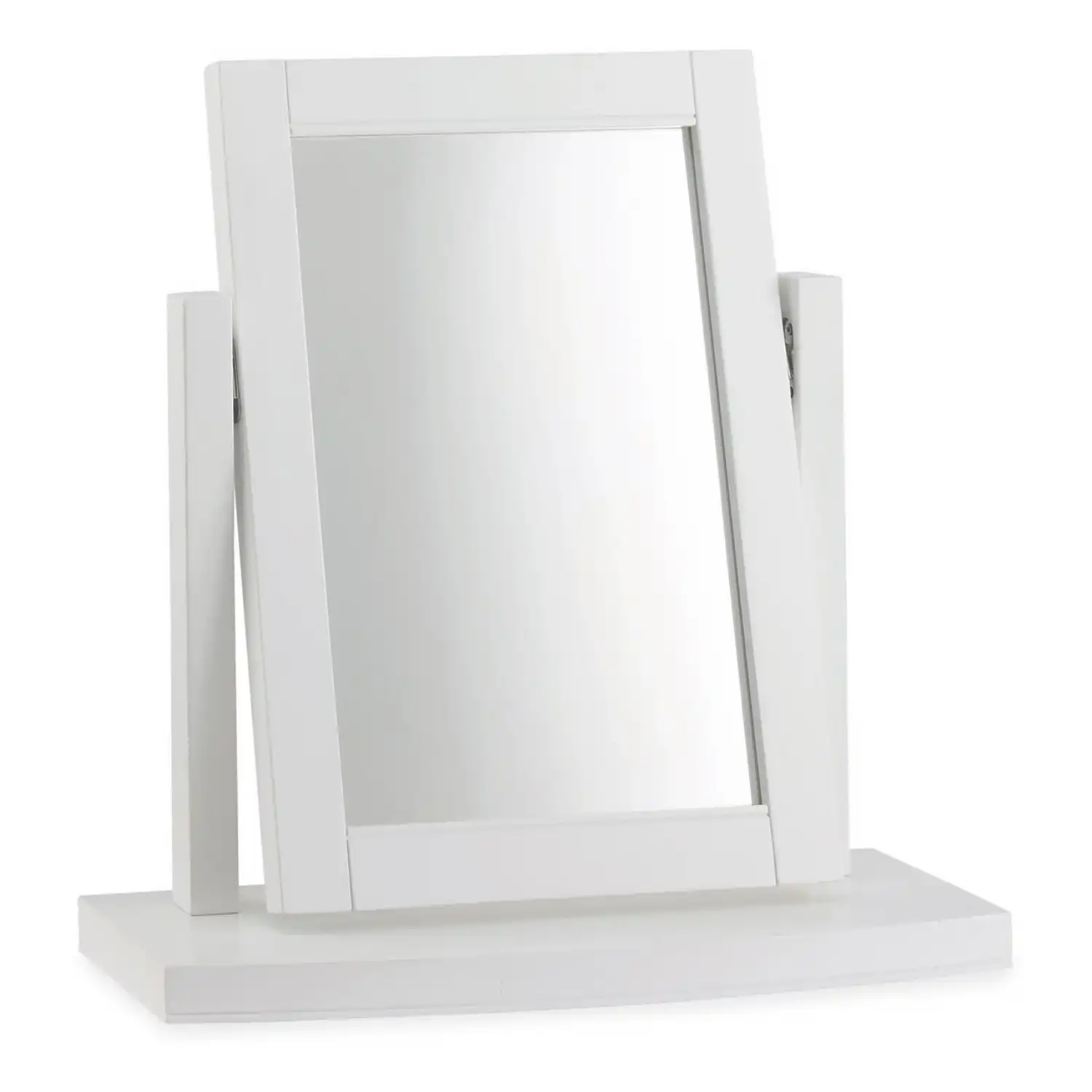 White Painted Dressing Table Swing Mirror