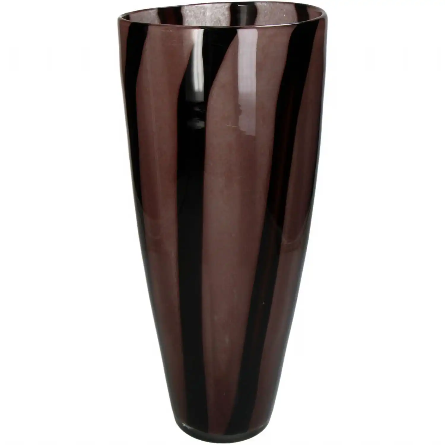 Glass Humbug Vase 31cm