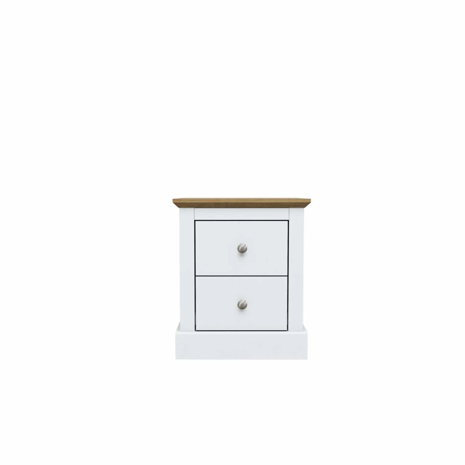Devon Bedside Cabinet White
