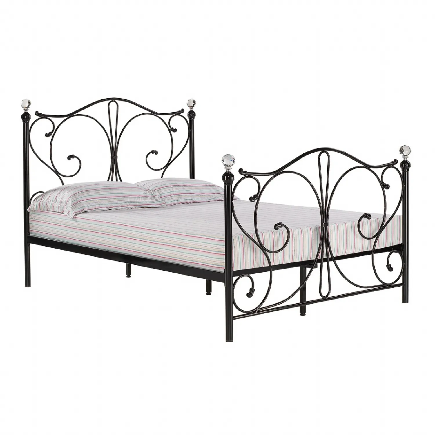 Florence 4.6 Double Bed Black