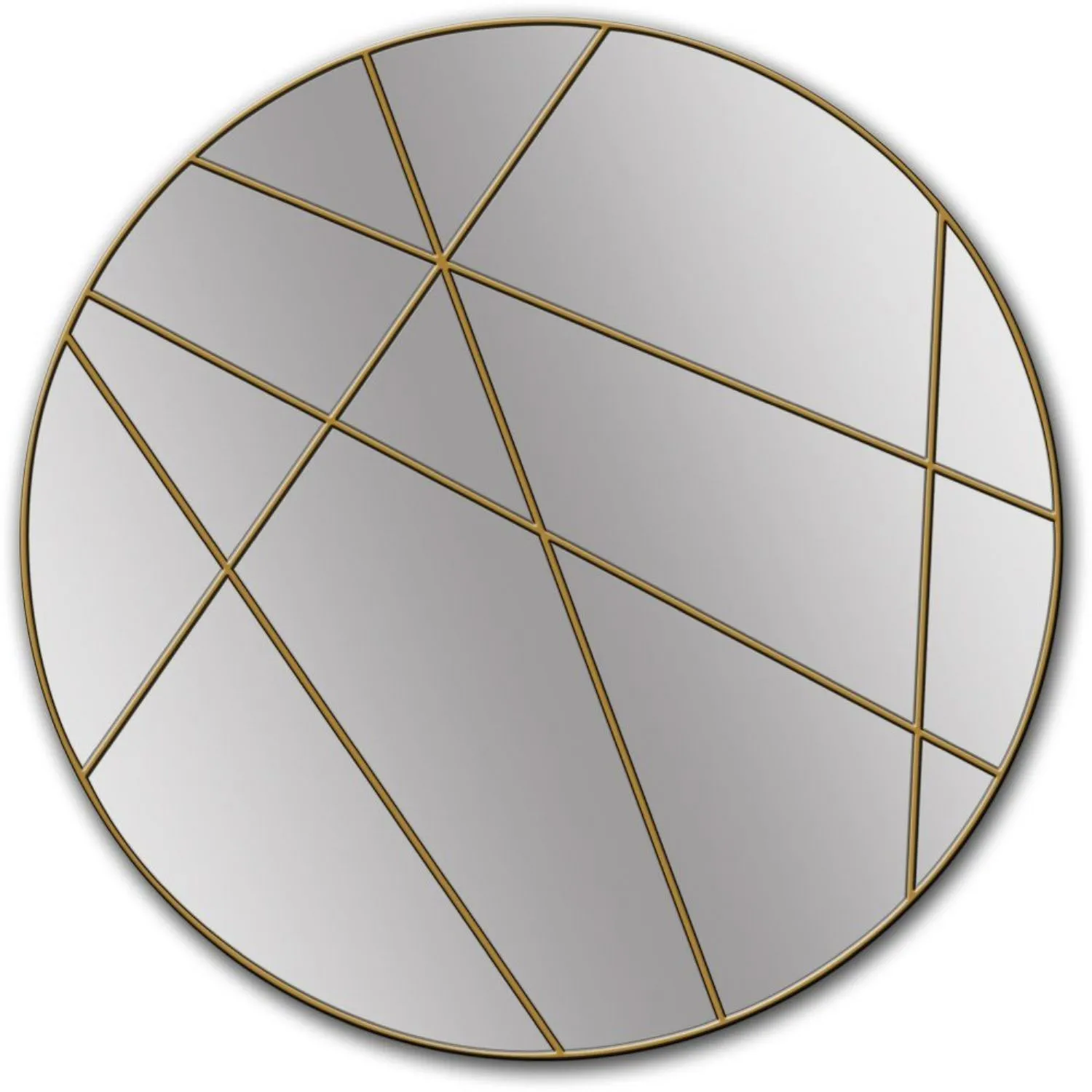 Mirror Collection Gold Iron Framed Mirror