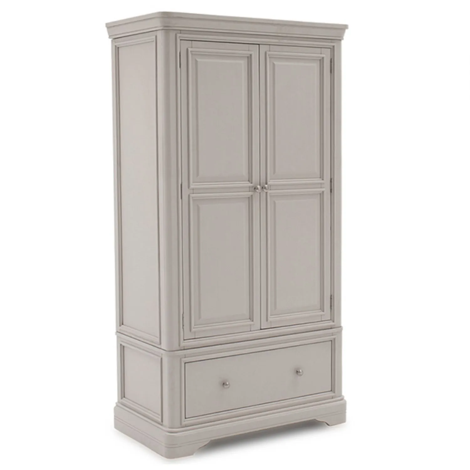 Taupe Painted Double Wardrobe