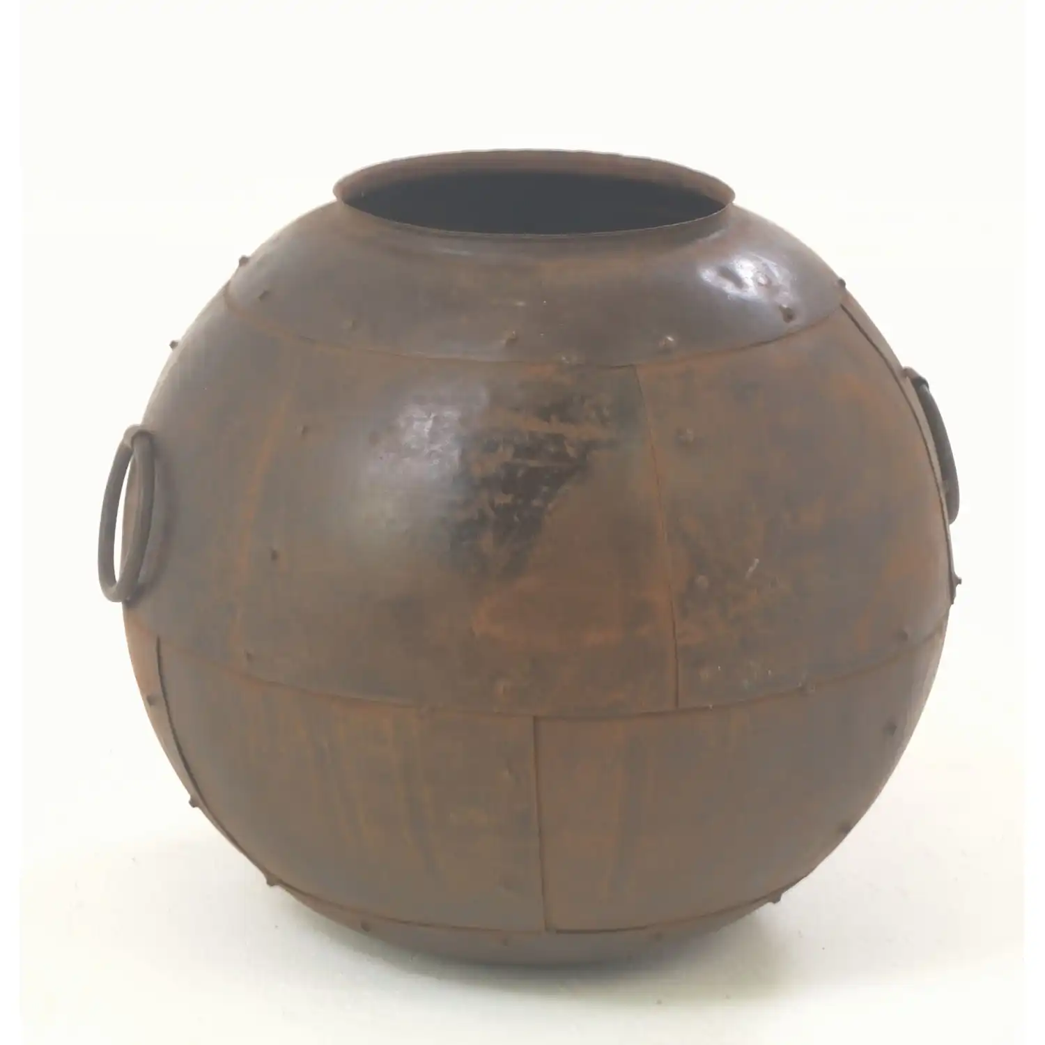 Large Round Iron Raw Pot